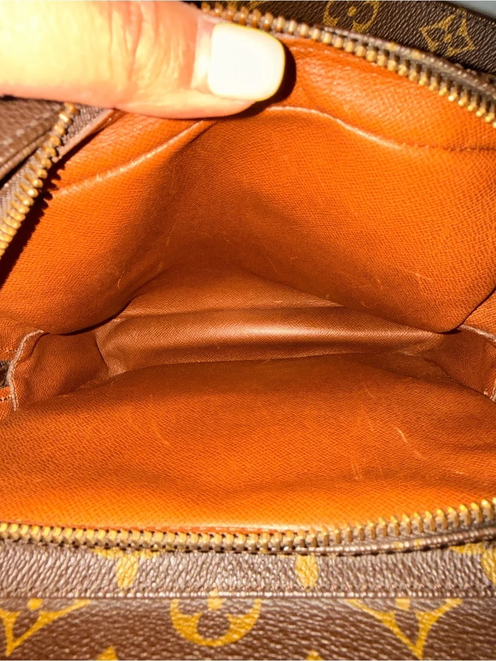 Louis Vuitton Amazone Shoulder Bag GM Brown Canvas 881 TH